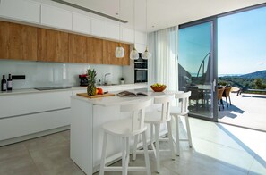 Fridge, oven, stovetop, dishwasher - Villa Melissea, Private Infinity Pool, Spacious Furnished Terrace, Lefkada (Lefkada)