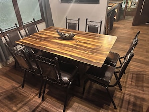 Cabane Familiale, patio, vue jardin | Salle Ă manger