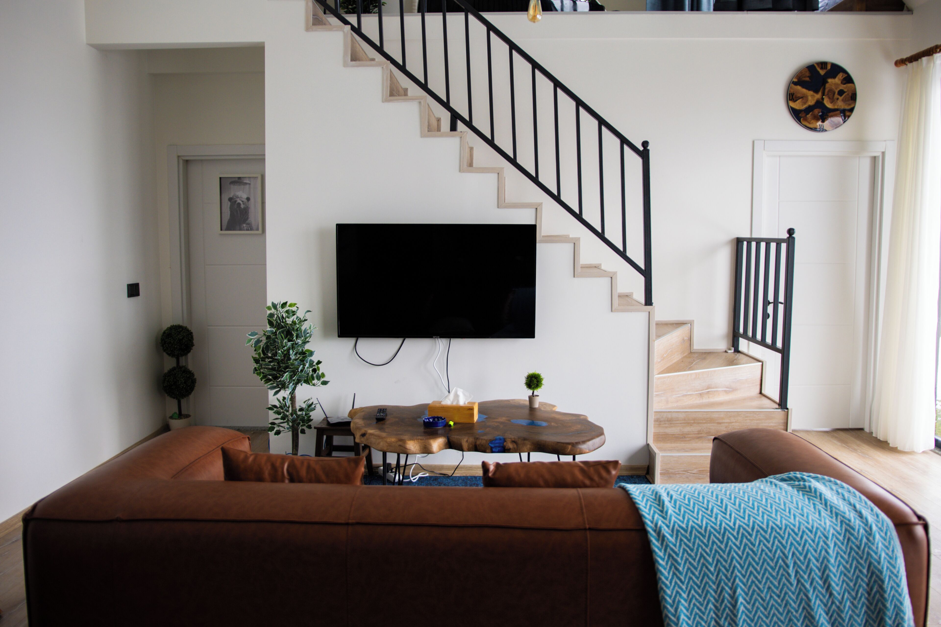 TV connectée, cheminée