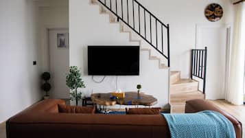TV connectée, cheminée