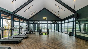 Fitness facility - Charming 2-bed, 2-bath Indawo retreat in Waterfall (Midrand)