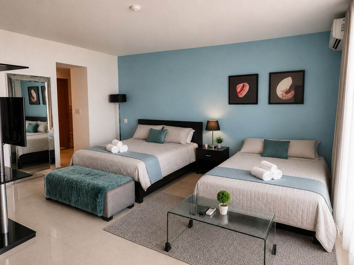 1 chambre, Wi-Fi, literie fournie