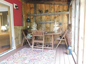 Outdoor dining - Under 500 dollars per night! Oversized 5BR & 4BA home in Meredith NH area! (New Hampton)