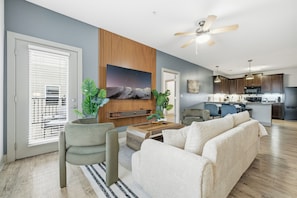Apartment, 2 Schlafzimmer, Nichtraucher, Küche | Wohnbereich