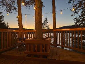 Terrace/patio - Corky`s Cabin | Lake Front w/Private Dock (Kalispell)
