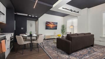 Apartment, 2 Schlafzimmer, Nichtraucher, Küche | Wohnbereich