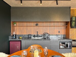 Private kitchen - SKYLOFT - Luxury and Spa in the sky - with breakfast (Campos do Jordão)