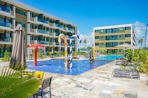 Comfort Apartment, Pool View | Pool | 3 outdoor pools - Suítes Muro Alto (Ipojuca)