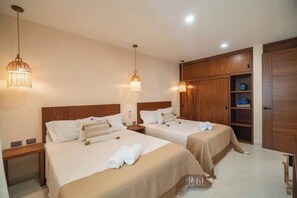 1 bedroom, iron/ironing board, WiFi, bed sheets - Tulum Getaway - 1BR with 2 Queen Beds & Pool (Tulum)