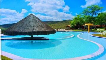 Apartment, 1 Bedroom, Accessible, Balcony | Pool | Outdoor pool