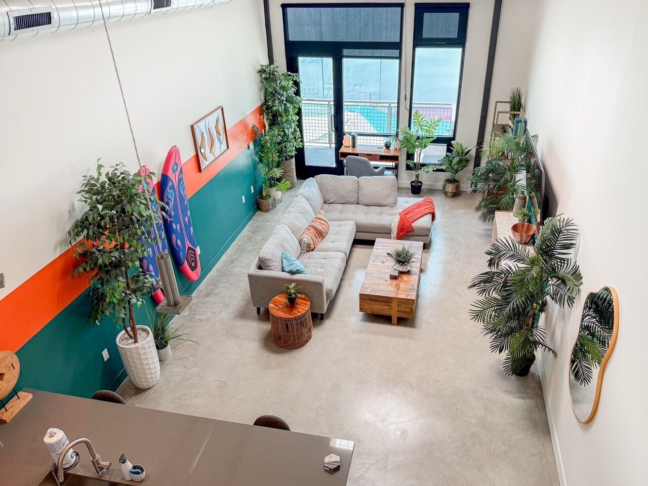 Área de sala de estar