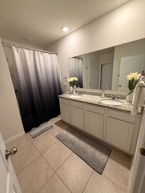 Towels, soap, toilet paper