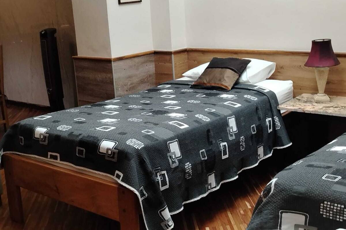 家庭三人房, 露台, 庭園景