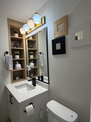Bathroom - New | Quiet | Stylish 2BR Private Suite in Fenwyck (Spruce Grove)