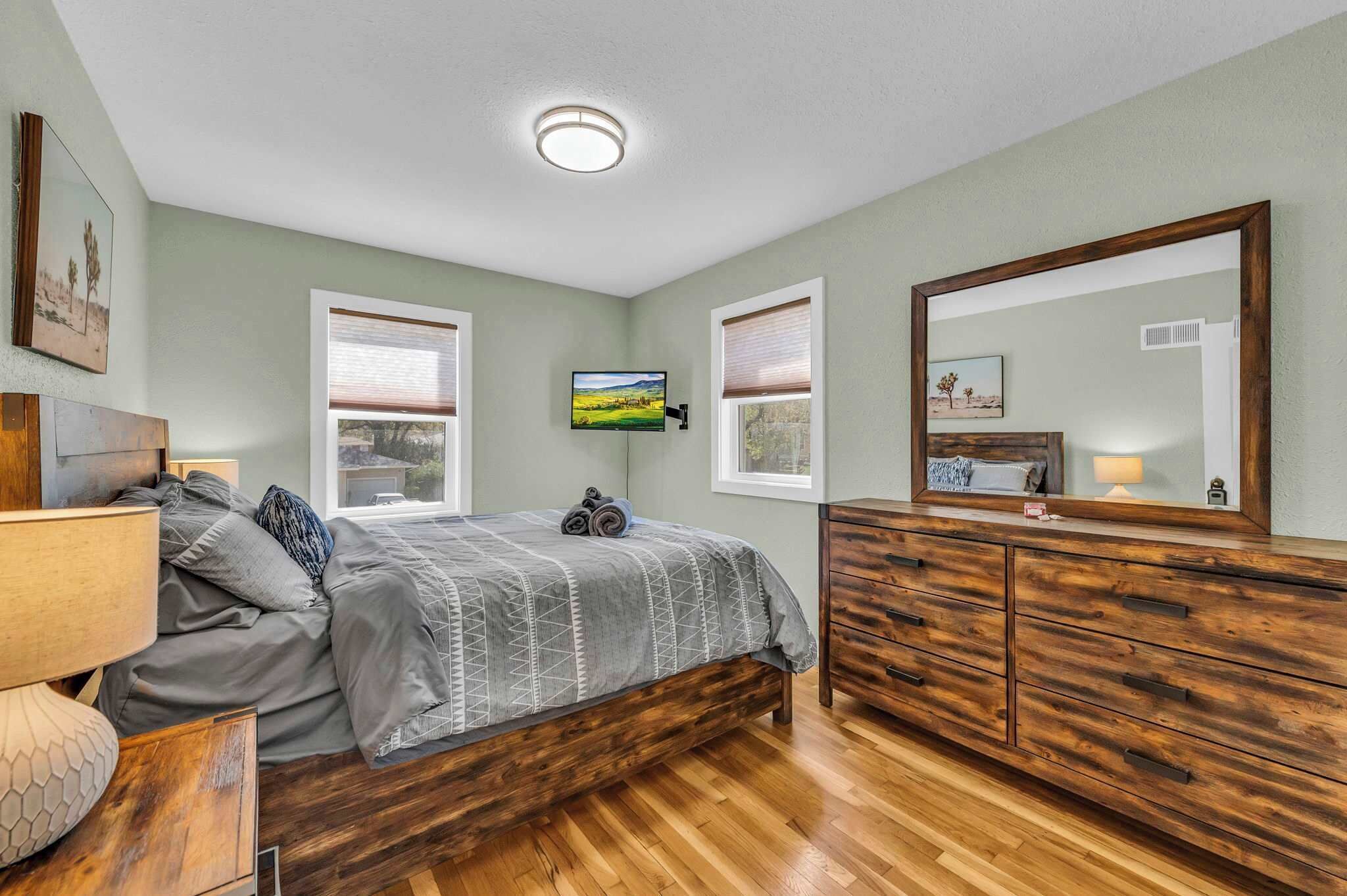4 bedrooms, iron/ironing board, travel crib, WiFi