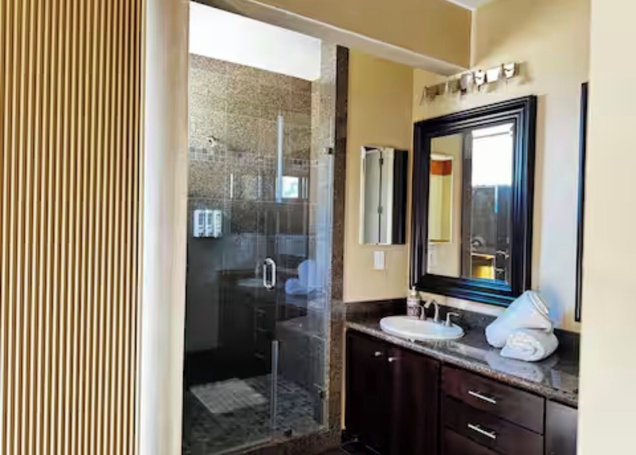 Towels, soap, toilet paper