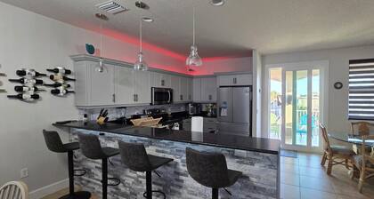 Large 2-bedroom pool house just seconds from secluded beach in Ormond By The Sea