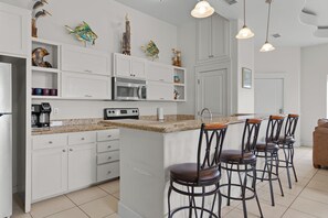 Fridge, stovetop, dishwasher, coffee/tea maker - Spacious 3BR condo in South Padre Island, ideal for family getaways. (South Padre Island)