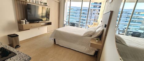 Departamento, 1 habitación, con acceso para personas discapacitadas, vista al lago | 1 habitación