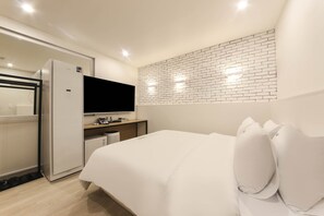 Deluxe tweepersoonskamer, uitzicht op stad