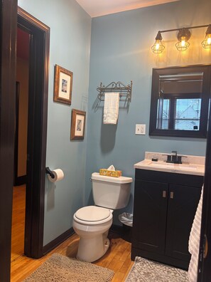 Shower, hair dryer, towels, soap - One-of-a-Kind Artistic Retreat - Walk to Beach, Park, Golf, Restaurants & Bars (South Milwaukee)