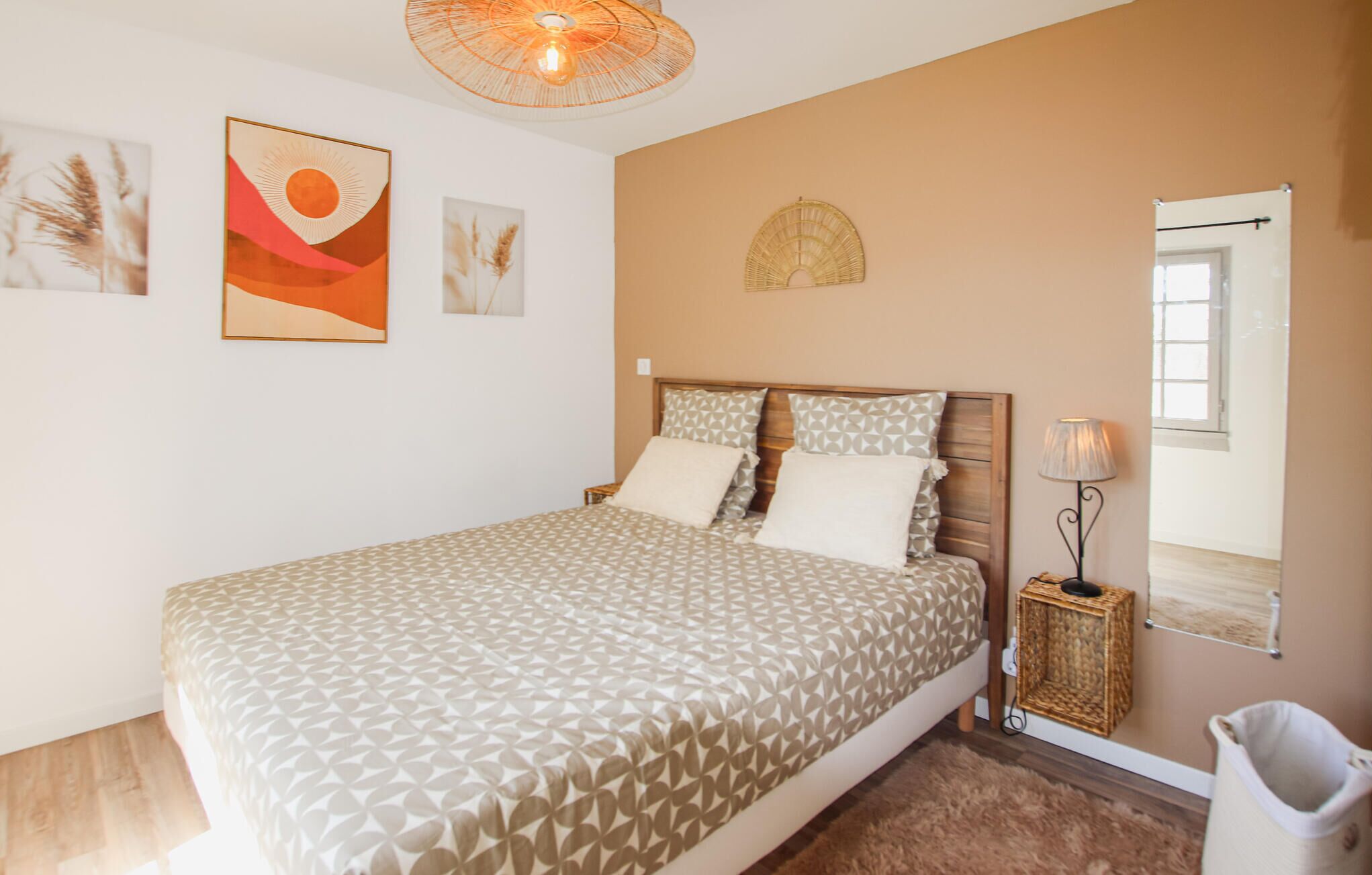 2 bedrooms, iron/ironing board, travel crib, free WiFi
