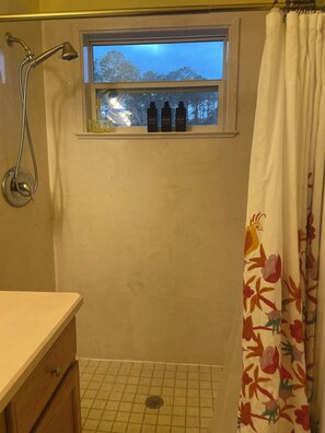 Shower, hair dryer, towels, soap - Baby Friendly House Near Flagler Beach (Palm Coast)