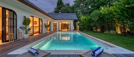 Villa, 3 chambres, vue jardin | Piscine