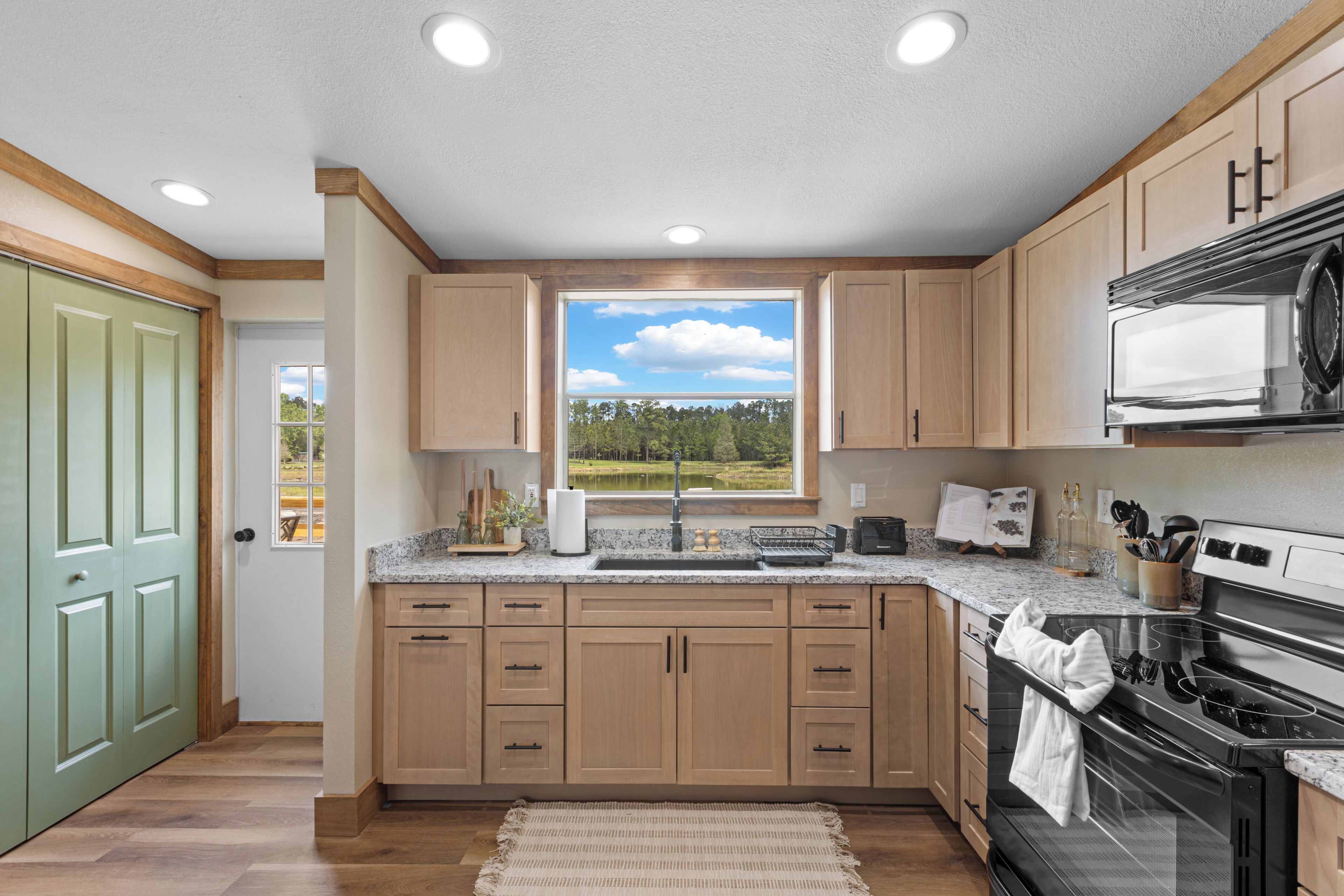 Microwave, oven, stovetop