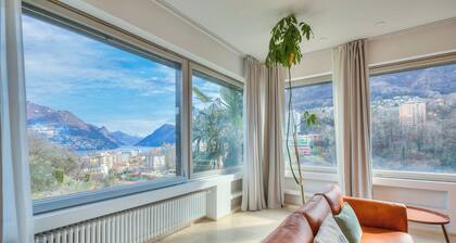 Lugano Lake view villa w. private pool, Lugano, Switzerland