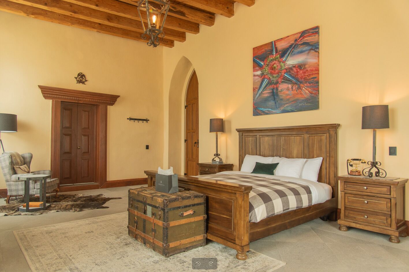 奢华单人房, 阳台, 山谷景观