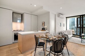 Interior - Liora Suites | 2BR City Gem + Pool, Sauna, Gym (Melbourne)