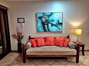 Living area - Hibiscus Delights @ Apartment 34 - a gorgeous apartment in the northern tropics. (Port Douglas)