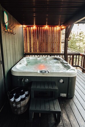 Idromassaggio all'aperto