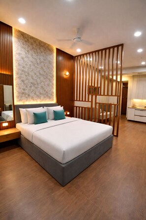 Dobbeltværelse - balkon - byudsigt