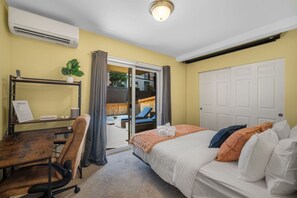 Desk, iron/ironing board, free WiFi, bed sheets