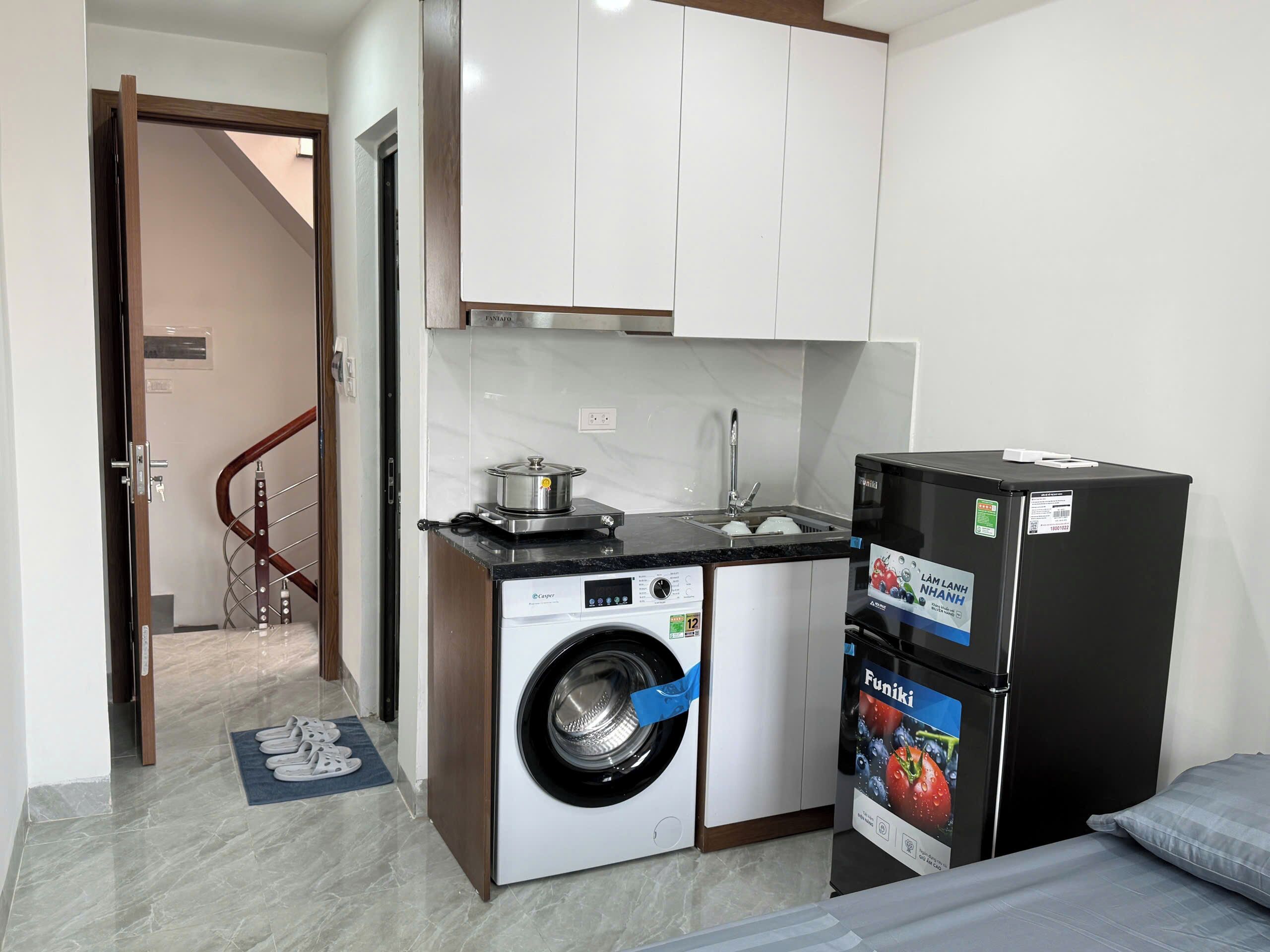 Apartemen, pemandangan kota | Dapur pribadi