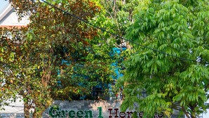 A building with a sign reading 'Green 1 House' and a Vietnamese flag. - Green Homestay  (Da Nang)