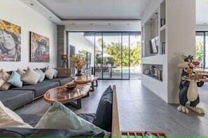 Living area - “Exclusive 3-Bedroom Villa – Perfect for Shared Living with Family” (Tibubeneng)