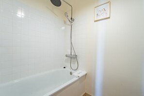 Doccia, asciugacapelli, asciugamani, sapone