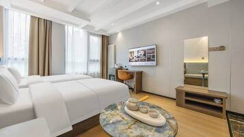 Elite Twin Room | In-room safe, blackout curtains, soundproofing, iron/ironing board