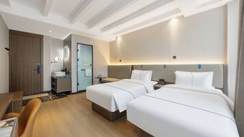 Luxury-Doppelzimmer | Zimmersafe, Verdunkelungsvorhänge, schallisolierte Zimmer