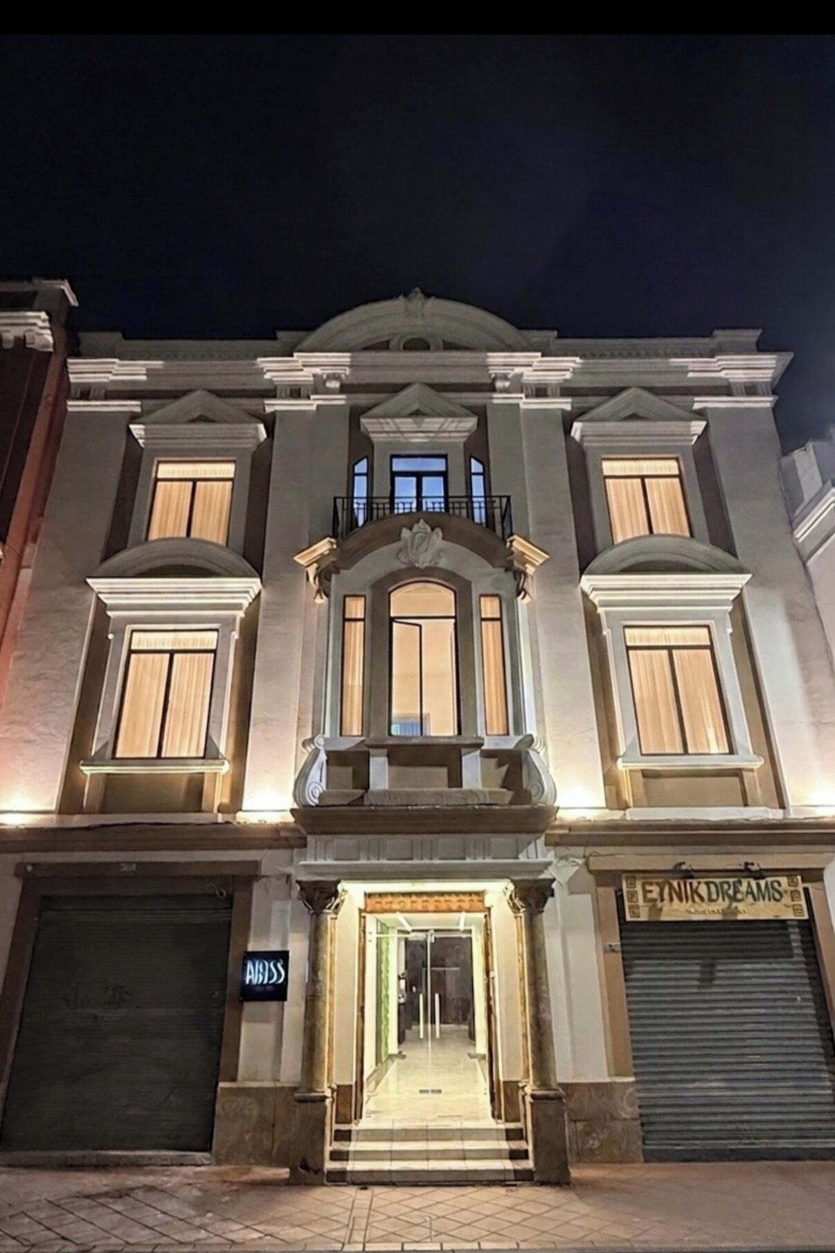 Façade de l’hébergement