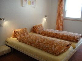 7 habitaciones, muebles diferentes y ropa de cama 