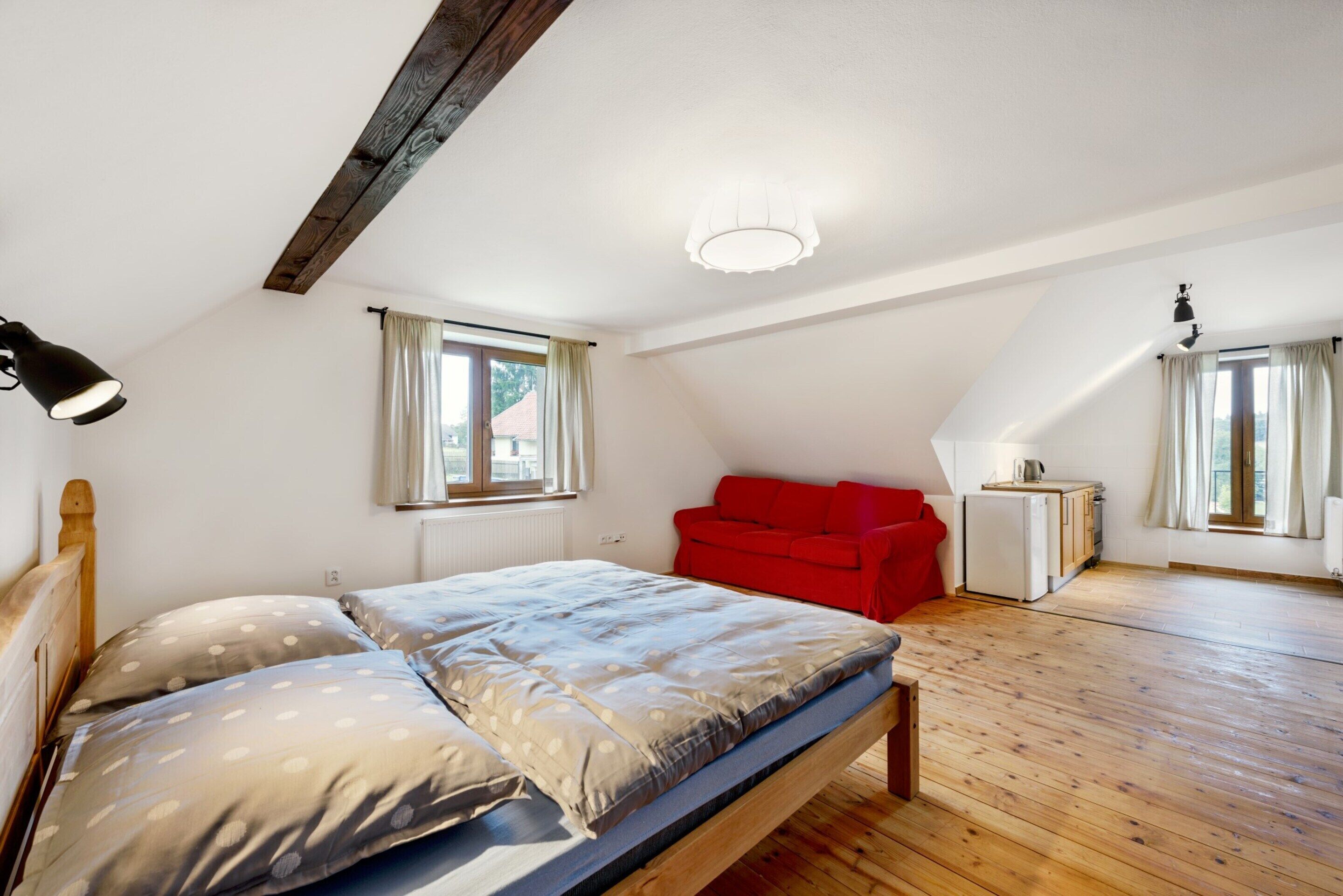 9 bedrooms, individually furnished, iron/ironing board
