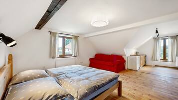 9 bedrooms, individually furnished, iron/ironing board