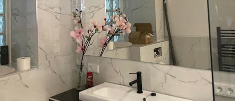 Apartamento Confort, 1 habitación | Baño | Ducha