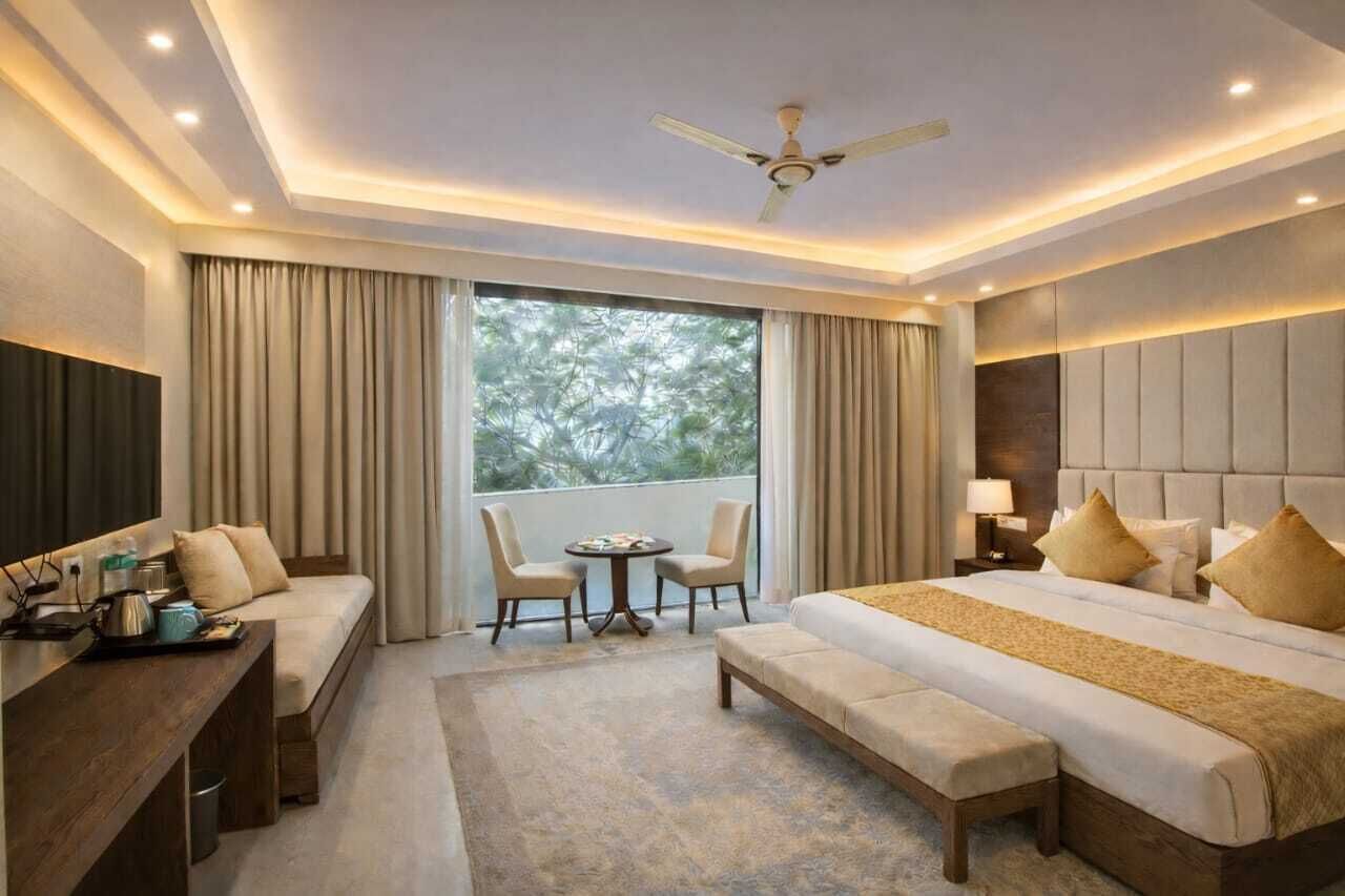 Doppia Deluxe, balcone, vista città