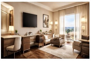 Deluxe driepersoonskamer | Woonruimte