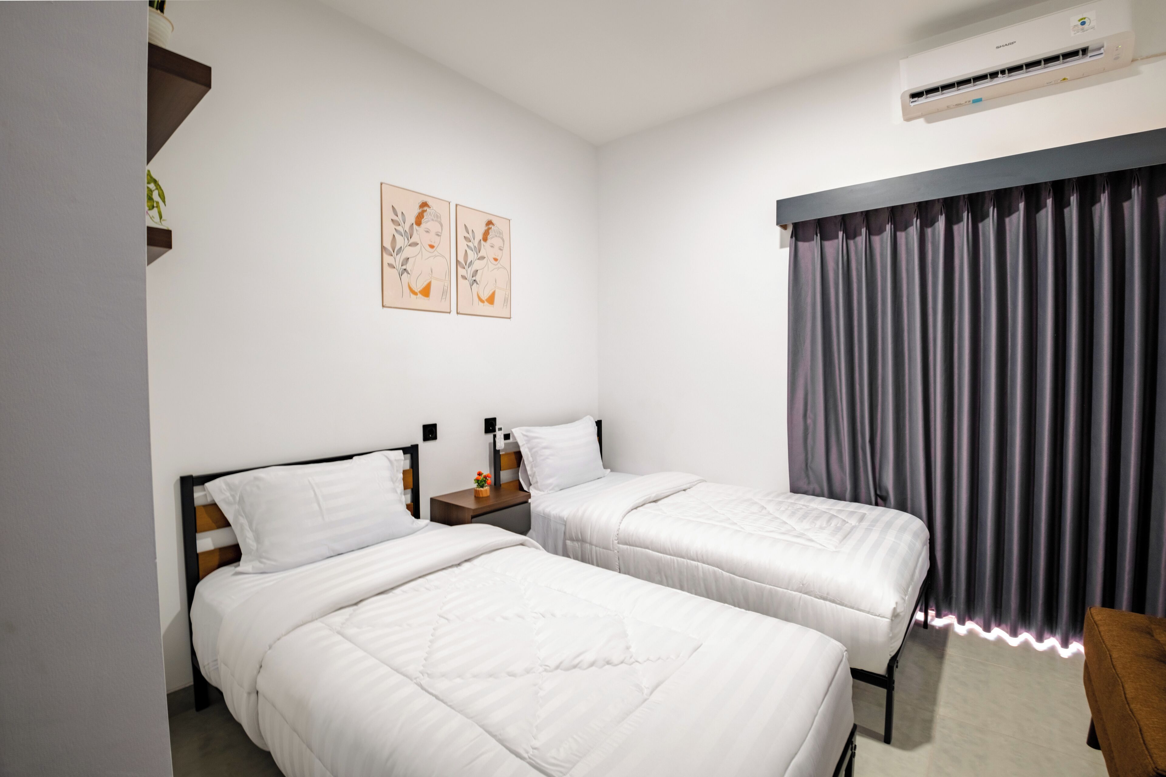 Quarto duplo luxo, 1 quarto, para não fumantes